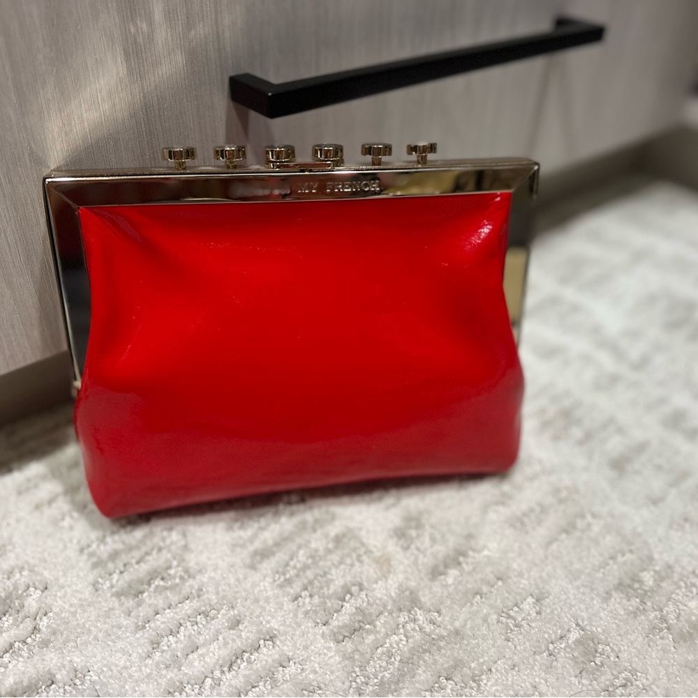 Kate Spade Red Clutch Bag - Picture 3 of 8